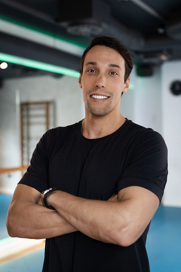 Marcin Sałata w klubie Quantum Fitness