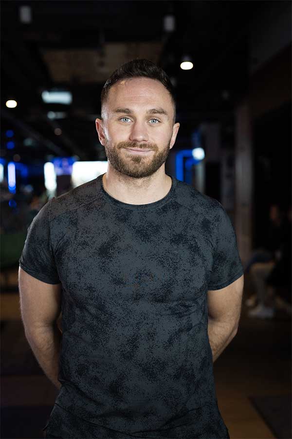 Maciej Łyszczarz w klubie Quantum Fitness